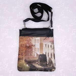 New! Nancy Lucia Crossbody Bag Convertible Clutch New York CityScape